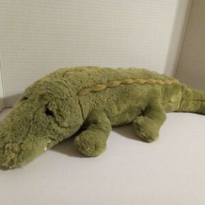 Vintage Dakin Lou Rankin Friends Green Plush Alligator Stuffed Animal About 21"
